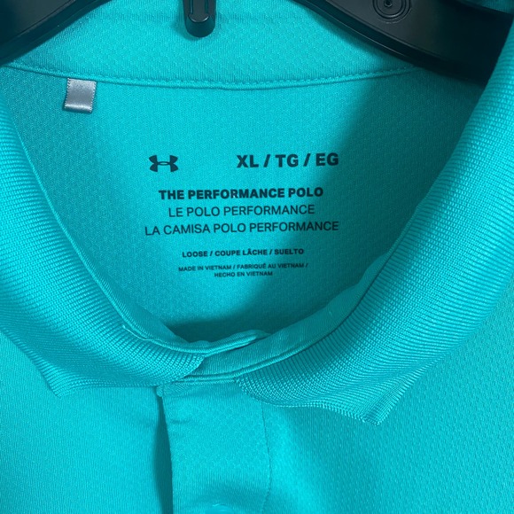 Under Armour The Playoff Polo Mens‎ Short Sleeve Shirt XL - Picture 4 of 8